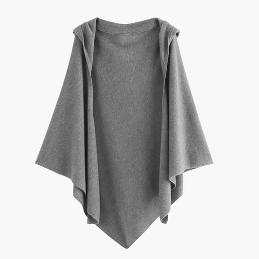 100% Black Cashmere Shawl with Hood-Limited Supply