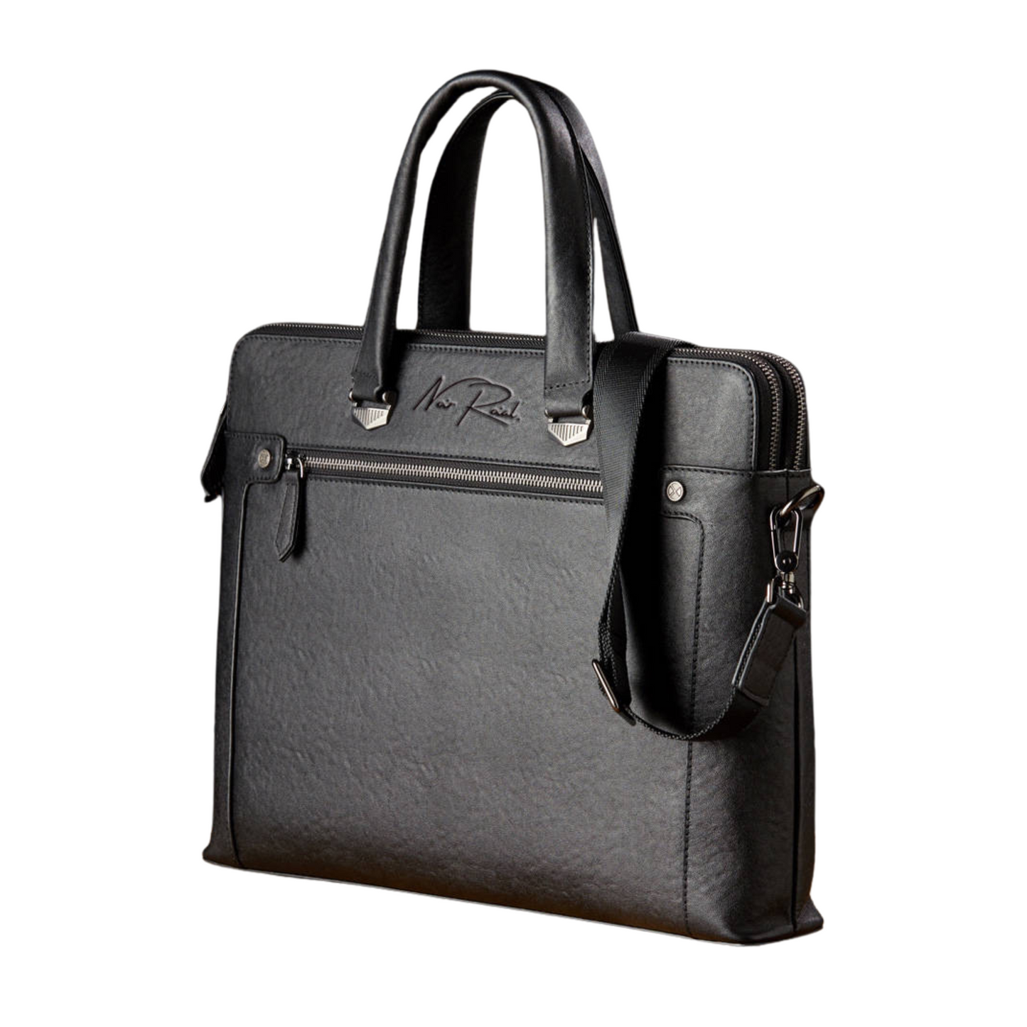 Compact Genuine Leather Briefcase